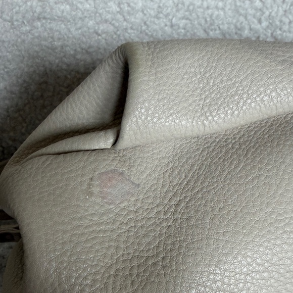 HOBO Cream Leather Crossbody Bag with Fringe - Picture 4 of 9